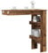 Xichuzi Wand-Bartisch Altholz-Optik 102x45x103,5 cm Holzwerkstoff, Stehtisch Küche, Tisch, Hochtisch, Bartische & -theken, Esstisch, Bar Tisch, Bar Table856860
