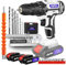 Perceuse Visseuse Sans Fil 21V, Visseuse Devisseuse Sans Fil avec 2 Batteries, 45Nm, 25+1 Réglages de Couple, 2 Vitesses, LED, 29 Accessoires et Valise, pour la Bricolage