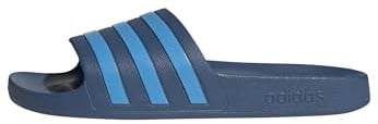 adidas Unisex Adilette Aqua Slides, Dusky Petrol/Lucid Aquamarine/Dusky Petrol, 39 EU
