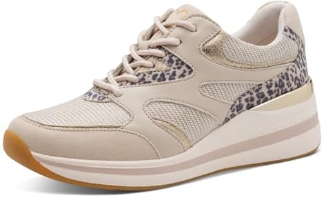 MARCO TOZZI Damen Sneaker weiches Feel Me Wechselfußbett weiches Innenfutter Elastisch