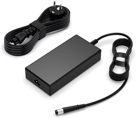 180W Docking Station Caricabatterie Compatibile con Dell Docking Station | per Dell Docking Station WD19 WD22TB4 K20A001 TB16 D6000 D6000S Business Monitor Dock WD15 K17A001 WD19S WD19TBS WD19TB