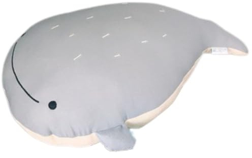 KUKUShining Wal Plüschtier, Niedliches Stofftier Bärenkissen Weiches Seevogel Spielzeug Fuchskissen Geschenkidee for Zuhause(Whale)