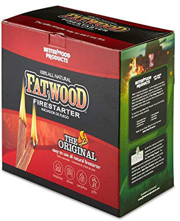 Fatwood SCATOLA 4,5 kg 100% ORIGINALE AVVIAMENTO [Giardino & Outdoors], 093010