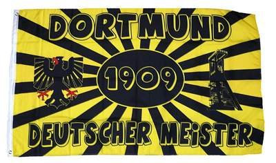 Flagge Fahne Dortmund Deutscher Meister 90 x 150 cm FLAGGENMAE®