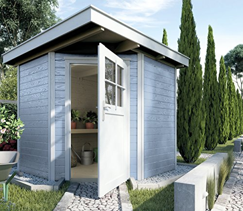 weka Gartenhaus 229 Gr.1, grau, 21 mm