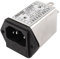 sourcingmap - Presa IEC C14 maschio su supporto fusibile Power Line Filtro EMI AC250 V/10A
