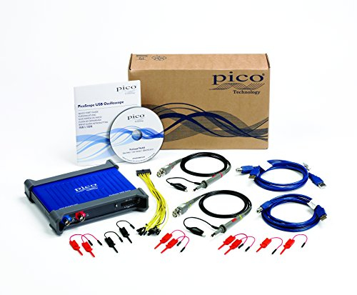 Pico Technology PicoScope 3203D Oszilloskop 2 Kanal MSO Mischsignalsysteme 50 MHz USB Digitaloszilloskop inkl. 2 Kanäle, Tastköpfen und PS7 Software für Windows, Mac, Linux
