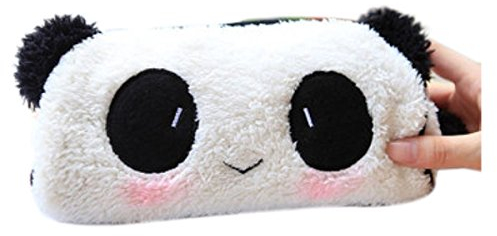 Latinaric Weich Panda Federmäppchen Stiftemappe Griffelmappe Kosmetiktasche Kulturbeutel