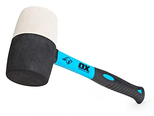 OX Trade Fibreglass Handle Combination Rubber Mallet - 32oz T081932 by XO