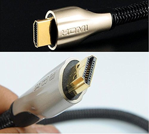 REALMAX [New Version] 0.5m 1m 2m 3m 4m 5m 10m High Speed HDMI Cable For All HD Ready Devices Smart TV Xbox PS4 PS3 Laptop HDTV Virgin Sky BT Set Top Box Projector DVD BluRay Player PC And More (1m)
