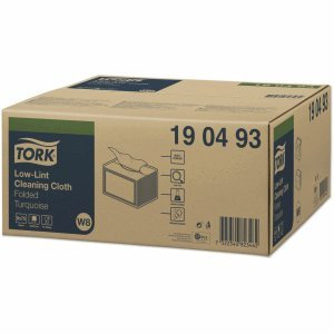 Tork Reinigungstücher fusselarm W8 1-lagig 38,5x30cm türkis 4x75 Tücher