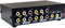 Duttek 4-Port AV Switch RCA Switcher 4 en 1 Salida de Video Compuesto L/R Audio Selector Box para DVD STB Game Consoles