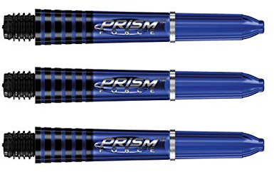 WINMAU Prism Force Blau Short Polycarbonate Dart Stems - 1 Set per Pack (3 shafts in total