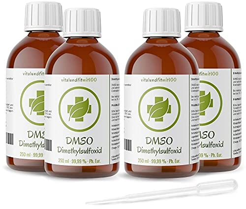DMSO Dimethylsulfoxid 99,9% (Ph. Eur.) in Braunglas 250 ml [3+1 gratis]