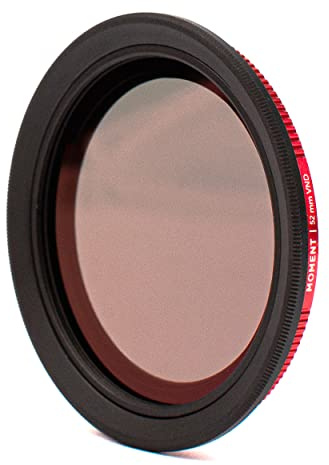 'Moment Variable ND Filters (2-5 Stop & 6-9 Stop) - Schott B270 Pro Cinema Glass, Anti-Reflective Nano Multi-Coated, 2 Models for Precise Light Control (2-5 Stops, 52mm)
