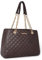 Montana West Schulterhandtaschen für Frauen Gesteppte Tote Geldbörse Damen Designer Satchel Hobo Tasche mit Kettenriemen Geschenk 040, 040 Kaffee,