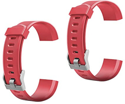 Asslye Ersatz-Armband für ID115Plus HR Smartwatch, austauschbares Armband, Länge verstellbar, für ID115Plus HR Smartwatch