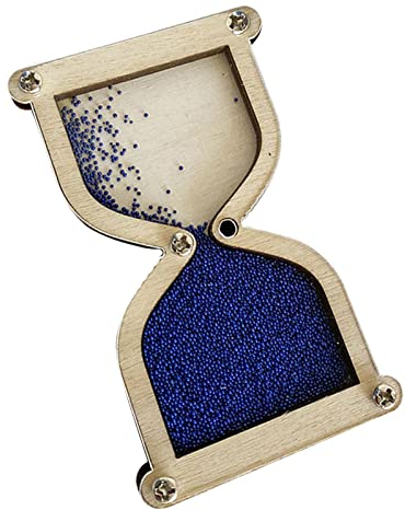 F Fityle Sablier en Bois Jouet Illumination DIY Accessoires Bébé Busy Board pour Enfants 3 4 5 6 7 8 - Bleu foncé