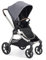 Baby Jogger City Sights, kompakter Kinderwagen mit umdrehbarem Sitz | zusammenklappbarer, leichter Kinderwagen | mit Sicherheitsbügel | Dark Slate