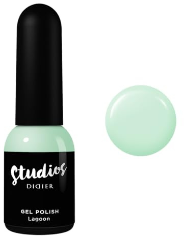 DIDIER LAB Premium Gel Nail Polish Studios Lagoon – TPO-Free UV LED Colour – Long-Lasting High Gloss Finish – Rich Pigmentation with Easy Application – Chip Resistant Soak-Off – 8ml