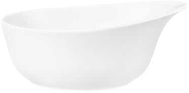 Seltmann 001.757076 Life modern Porzellan Müslischale mit Griff, Weiß 0.45 ltr Kapazität | ltr Kapazität