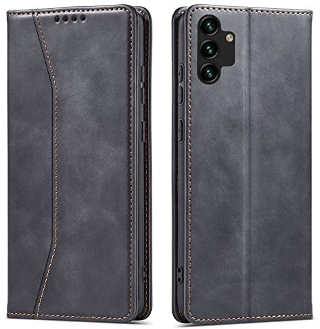 OKZone Cover per Samsung Galaxy A04S / A13 5G / A13 4G / M13 5G, Custodia Flip Pelle Portafoglio Magnetica Libro [Slot Schede], Silicone TPU Bumper Wallet Supporto Cover, Antiurto [Kickstand] (Nero)