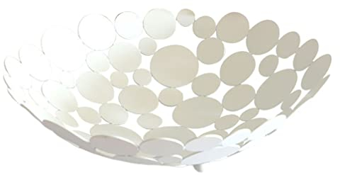 Luxshiny Cesta De Frutero De Metal Soporte De Frutero Moderno Frutero Redondo Para Cocina Casera Hotel ()