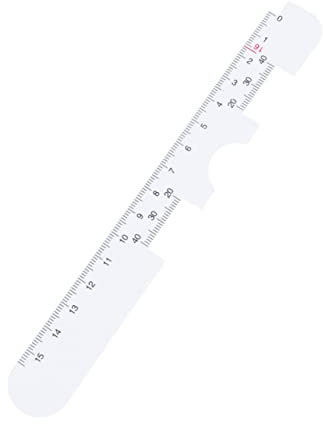 BUGUUYO 10stücke Teiliges Pupillenabstandslineal Aus Kunststoff Flexibles Pd-messwerkzeug Für Augenoptik Leichtes Und Tragbares Messgerät Für Brillen-zubehör