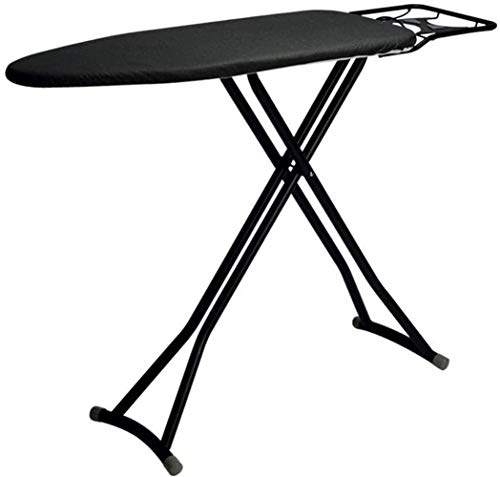 Tabla de Planchar eléctrica Plegable, Estable, Plegable, para Escuela, Cuarto de Lavado, Mesa de Planchar, Estante de Hierro eléctrico, Negro, tamaño: 135 * 33CM