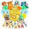 Kindergeburtstag deko 5 luftballon geburtstag | geburtstagsdeko jungen, Happy Birthday Dekoration Banner Karikatur Luftballons deko (5)