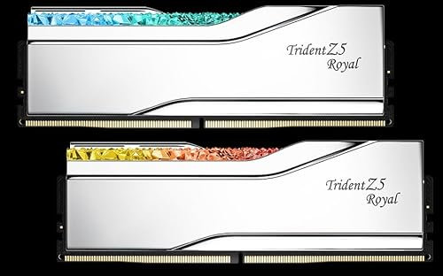 G.Skill Trident Z5 RGB Royal DDR5 RAM Kit, 32GB (2x16GB), 6800MHz, CL34