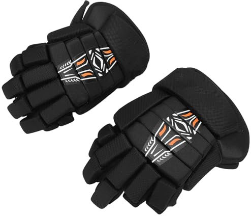 banapoy Guantes de Hockey, Guantes de Hockey sobre Hielo para Jóvenes, Guantes Lacrosse Transpirables, Guantes de Hockey de Campo Protectores Versátiles con Pulgar de Movimiento Completo