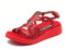 Wonders C-6542 Lack Rojo Sandali per Donna in Vernice Rossa con Zeppa Bassa (Taglia 37)