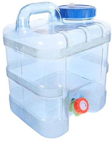 ibasenice Conteneur Eau Portable Seau Eau Pc Pour Camping Réservoir Transparent Avec Robinet Pour Stockage