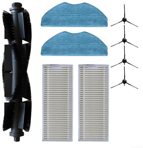 Kit di ricambio completo su misura per robot aspirapolvere 360 S8 Plus, con spazzole e filtri per massime prestazioni