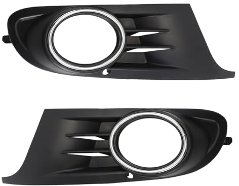 Fraylis Griglia paraurti cromata (set di 2) compatibile con Golf 6 Nebelscheinwerferblenden sinistra e destra, compatibile con Golf VI 5K0854661RYP