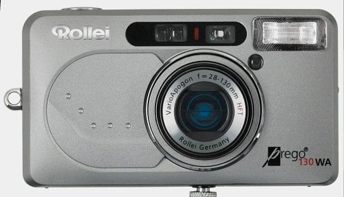 Rollei Prego 130WA Kleinbild-Kompaktkamera mit Aluminiumfrontschale (4,6-Fach Zoom)