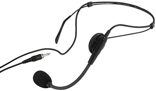 MONACOR HSE-86 Headset-Mikrofon, Schwarz, 235860