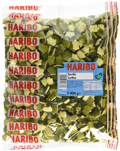 HARIBO Terrific Turtles – Fruity and Chewy Gummy Sweets – 3kg Bulk Bag