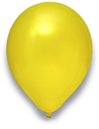 lively moments 100 Luftballons Gelb Latex 28cm Ø für Party, Geburtstag, Hochzeit