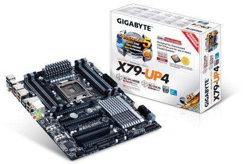 Gigabyte Mod 2011 GBT GA-X79-UP4 (X79/E-ATX) Scheda Madre, Nero