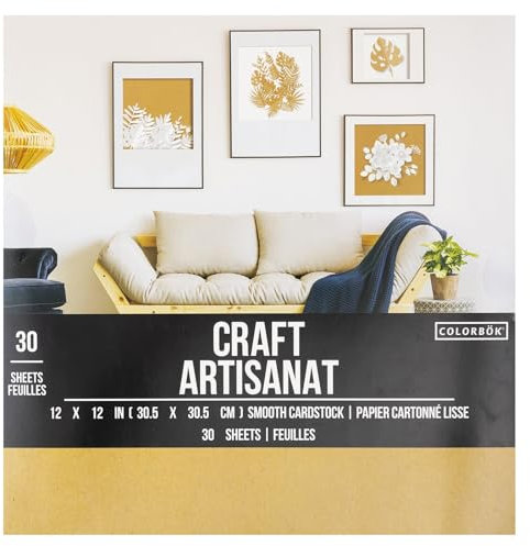 ColorBok 71911A Smooth Cardstock Paper Pad, 30,5 x 30,5 cm, Craft