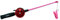 FLADEN Angelset mit Angelrute und Angelschnur (Rosa oder Grün), ohne Haken, perfekt für Kinder, für Küsten, Felsen, Pool, Krabben (Rosa) [31–645]