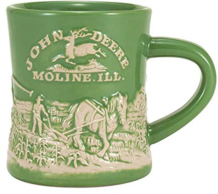 John Deere Horse and Plow Raised-Relief Diner Mug