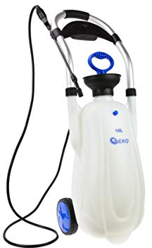 BSD Pulverizador Carro de JardÍn - Pulverizador a Presión, Pulverizador Fumigador de Presión con Acción de Bomba, Pulverizador sobre Ruedas - 16L