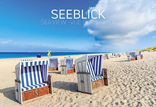 Seeblick 2021 - Bild-Kalender quer 49,5x34 cm - See View - Landschaftskalender - Natur - Wand-Kalender - Alpha Edition: Sea View / Vue sur la mer
