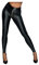 Leggings Wetlook zippé F217 - Medium - Noir