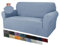 MAXIJIN Creative Jacquard Couchbezüge für 2-Sitzer, Super Stretch rutschfeste Liebessitz Sofabezug für Hunde Haustierfreundliche elastische Protector Loveseat Schonbezüge (2 Sitzer, Hellblau)