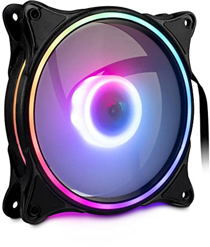 Inter-Tech Argus RS-081 RGB PC-Gehäuse 12 cm schwarz weiß