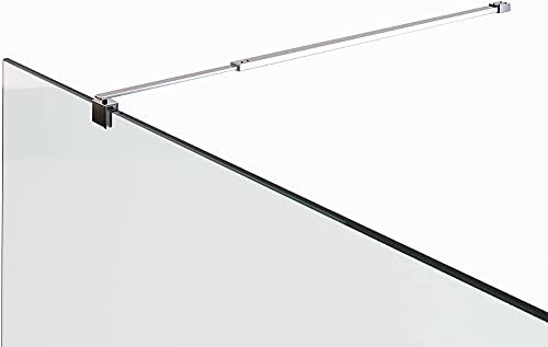 Moments of Glass Barra stabilizzante/ringhiera per pareti doccia in vetro e stabilizzatore Walk in è estensibile da 73 a 121 cm. Spessore del vetro fino a 10 mm - 23 m